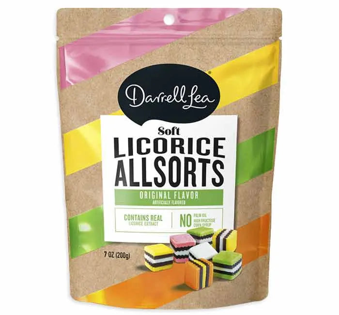 Darrell Lea Soft Licorice Allsorts - Original: 8-Piece Case