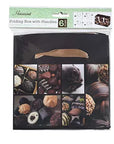 Chocolate Design Paper Gift Bag Box 12 Pack 7X3.5X4.75"