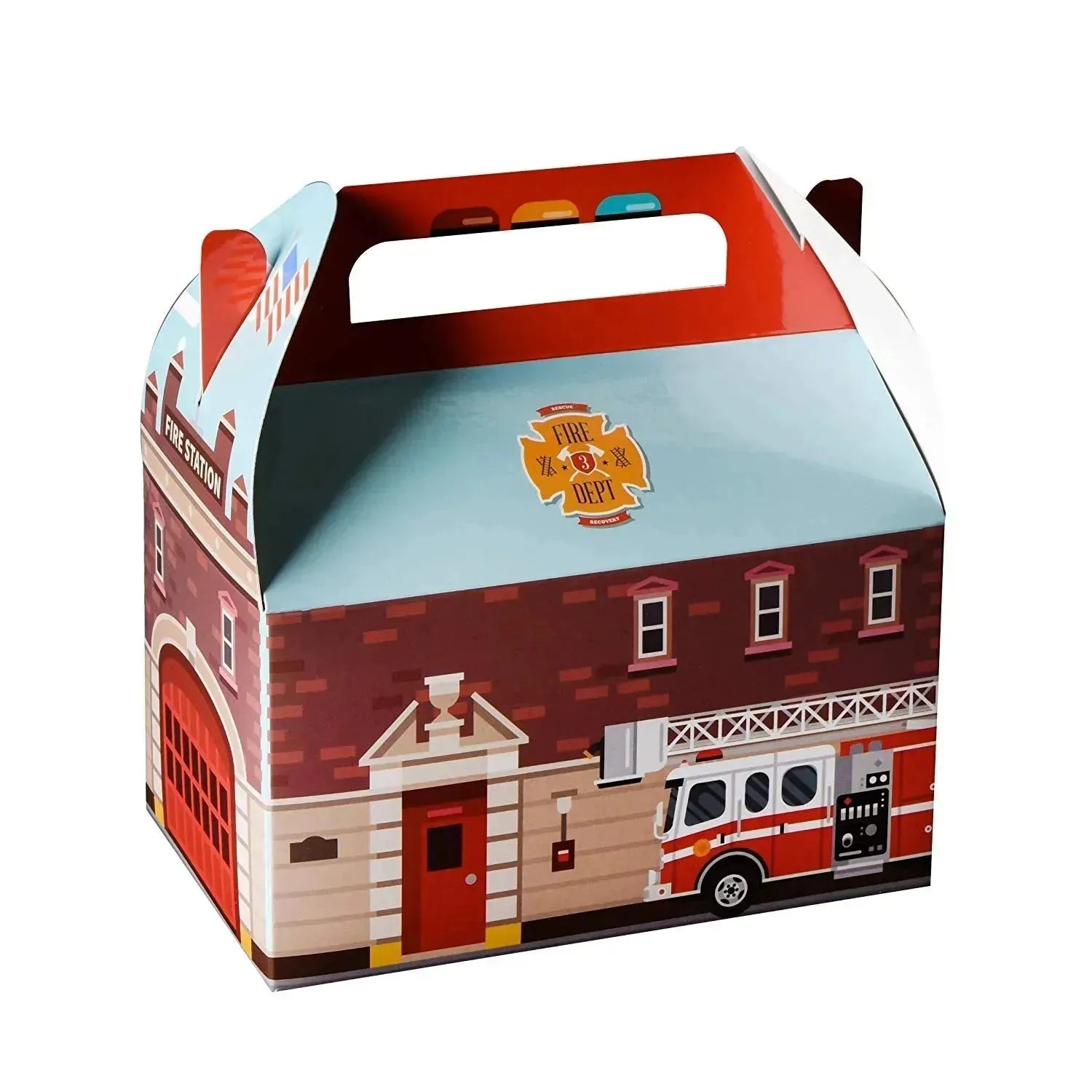 Fire Paper Treat Boxes 20 Pack 6.25" X 3.75" X 3.5"