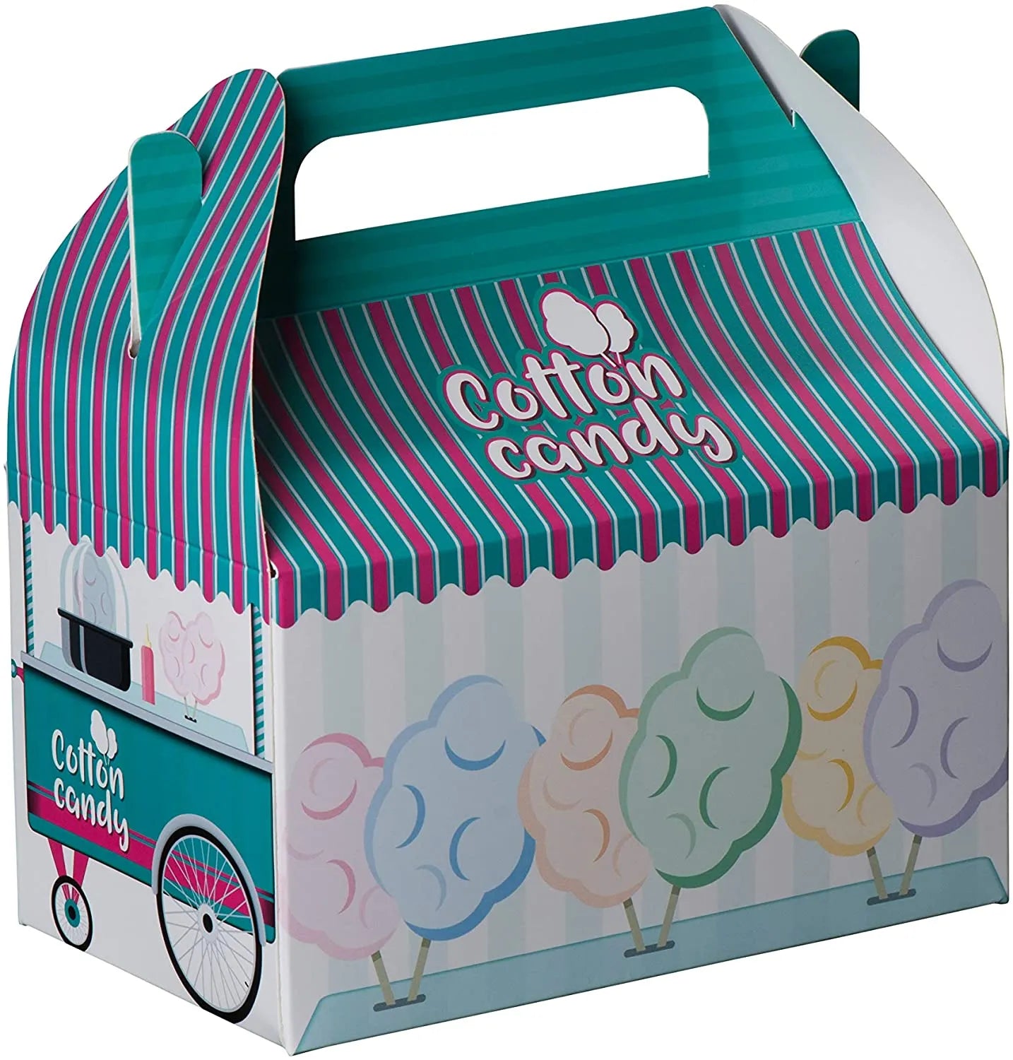 Cotton Candy Paper Treat Boxes 20 Pack 6.25" X 3.75" X 3.5"