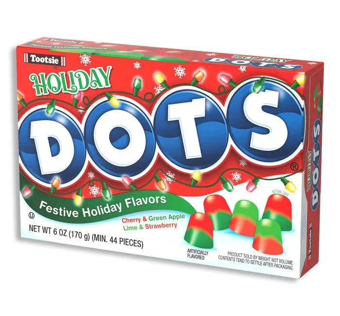 Dots Candy Christmas 6-Ounce Packs: 12-Piece Box