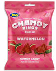 Jovy Chamoy Spicy Watermelon Rings Peg Bags: 12-Piece Case