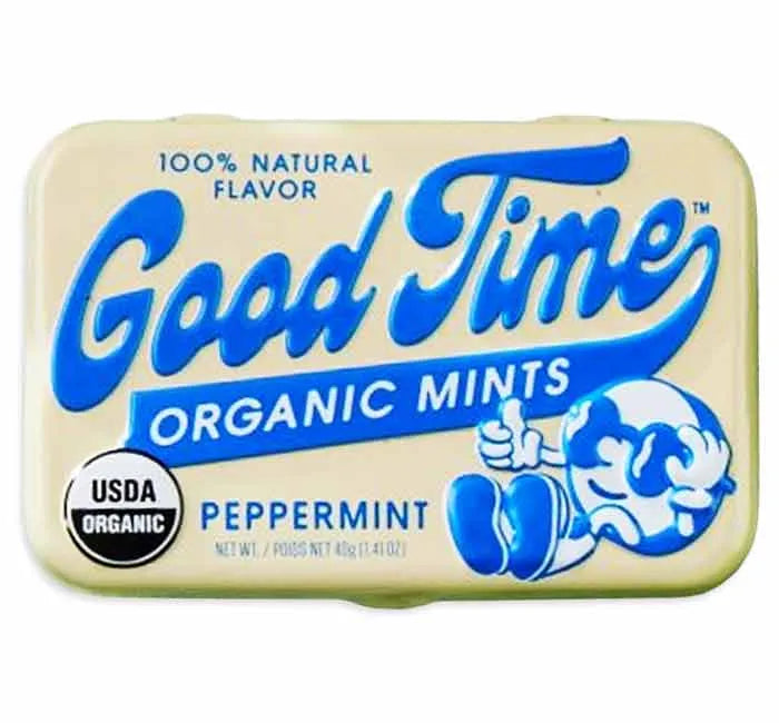 Good Time Organic Peppermint Tins: 6-Piece Box