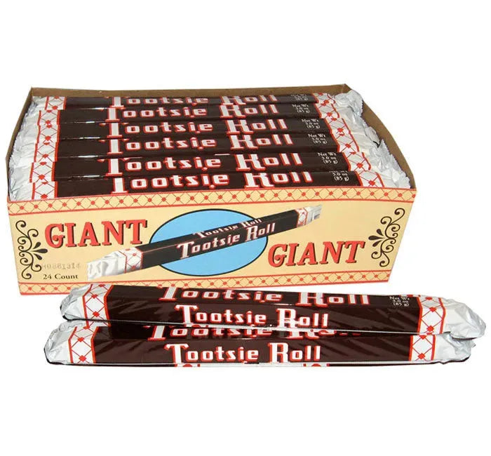 Tootsie Roll Giant Candy Bars: 24-Piece Box