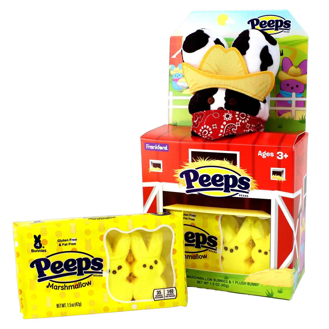 Peeps Plush Bunny Gift Set - Farm House: 6-Piece Case