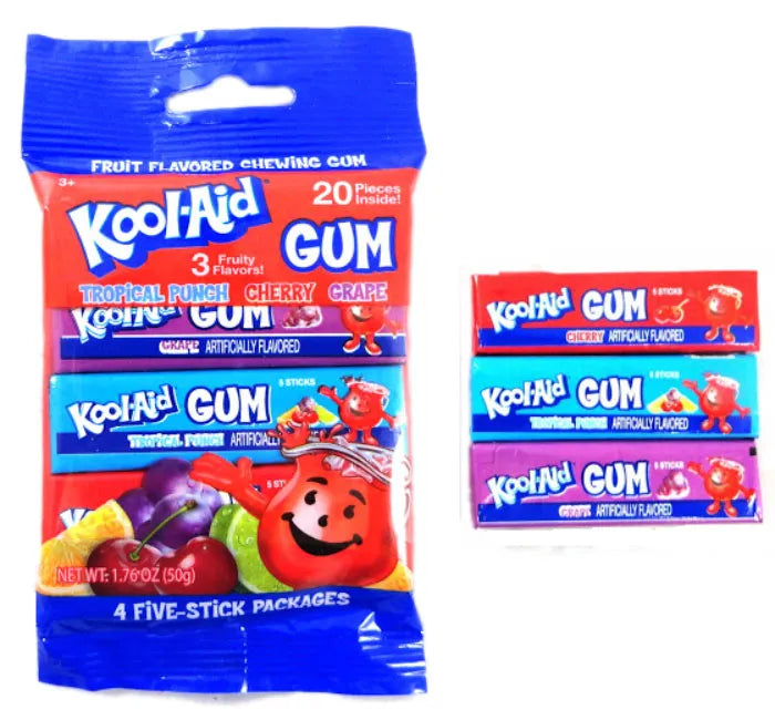 Kool-Aid Gum Peg Bags: 10-Piece Case