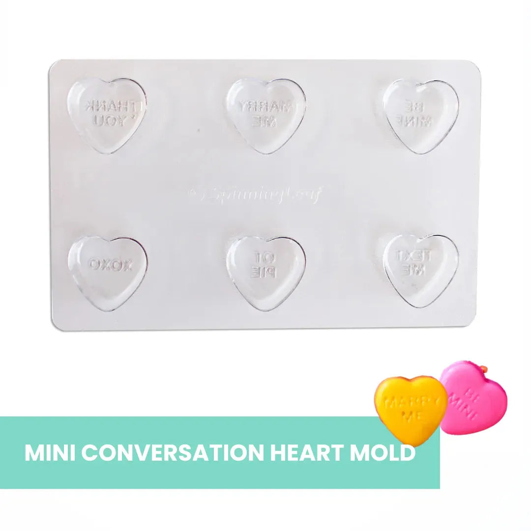 Sprinkle Pop Mini Conversation Hearts Cookie Mold