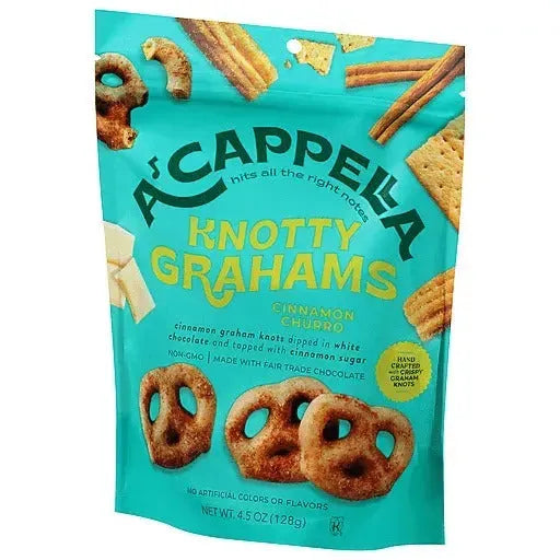 A’cappella Knotty Grahams Cinnamon Churros: 6-Pack