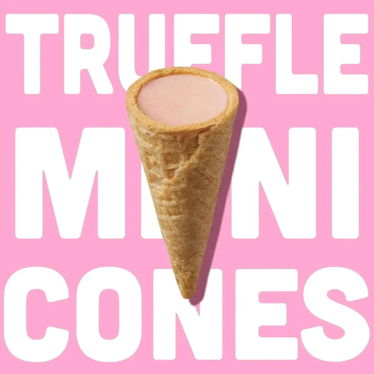 A'cappella Strawberry Truffle Cones: 6-Pack