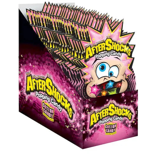 Aftershocks Popping Candy - Cotton Candy: 24-Piece Box