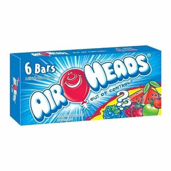 Air Heads Soft Chewy Candy Theater Box: 12-Piece Display