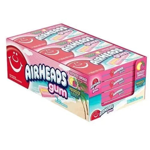 Airheads Raspberry Lemonade Gum Sticks: 12-Piece Display