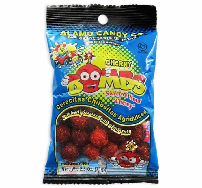 Alamo Candy Cherry Bombs: 12-Piece Case