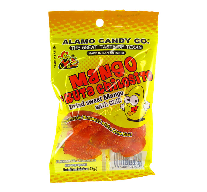 Alamo Mango Chilosito Candy: 12-Piece Box