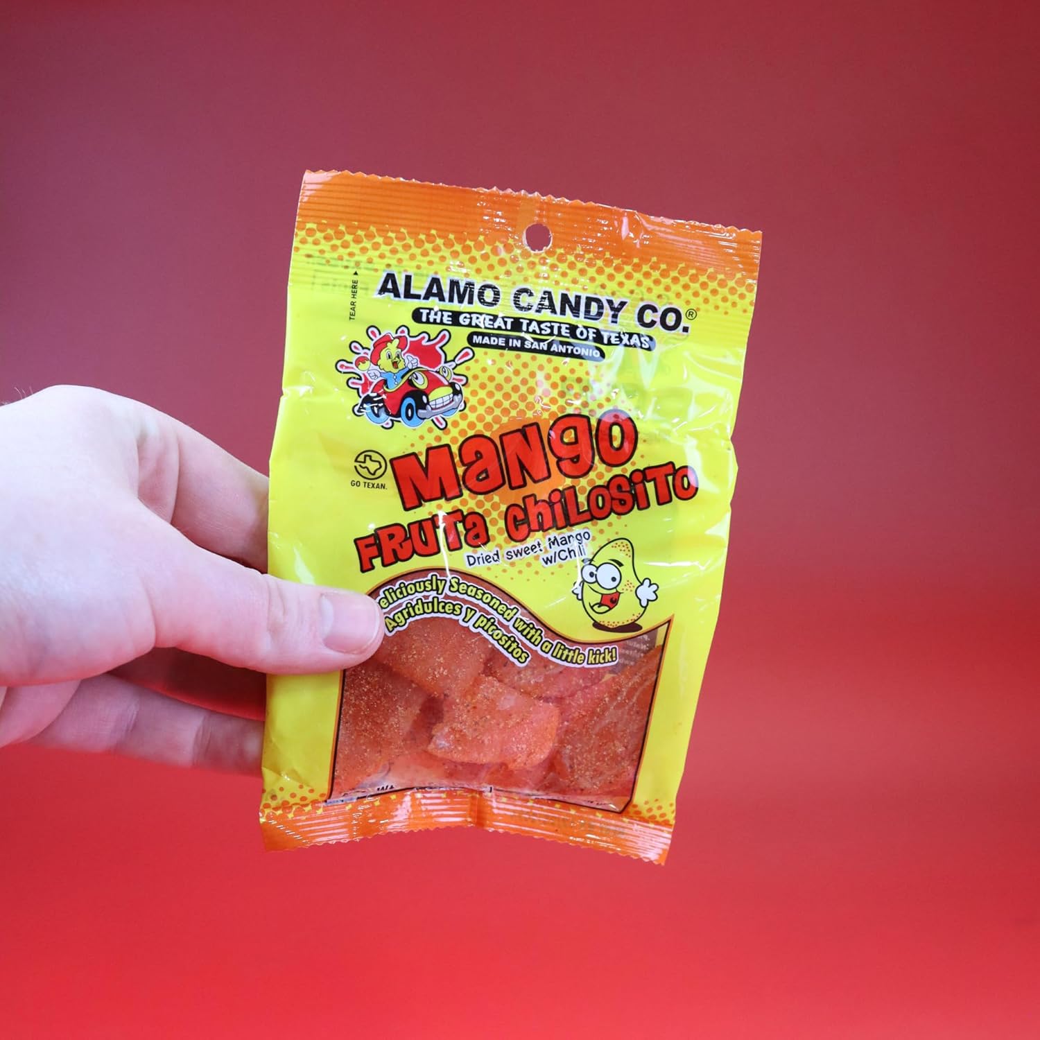 Alamo Mango Chilosito Candy: 12-Piece Box