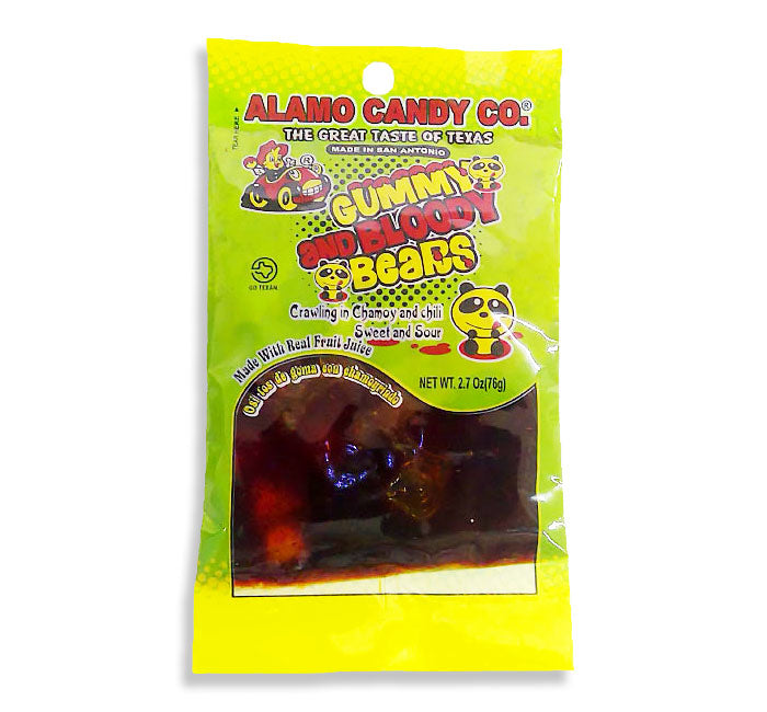 Alamo Candy Chamoy Chili Gummy Bears: 12-Piece Box