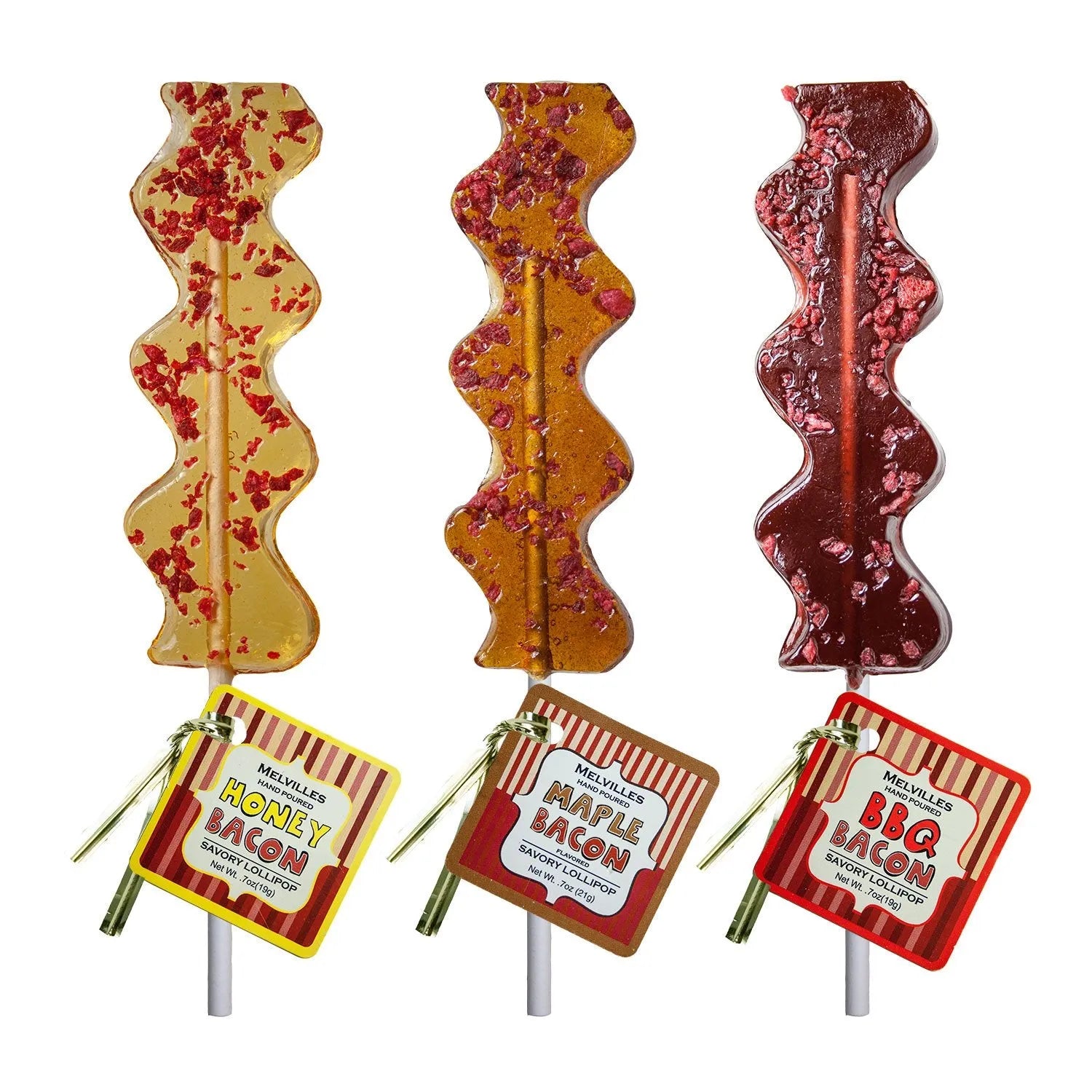 Melville Bacon Lollipops: 24-Piece Display