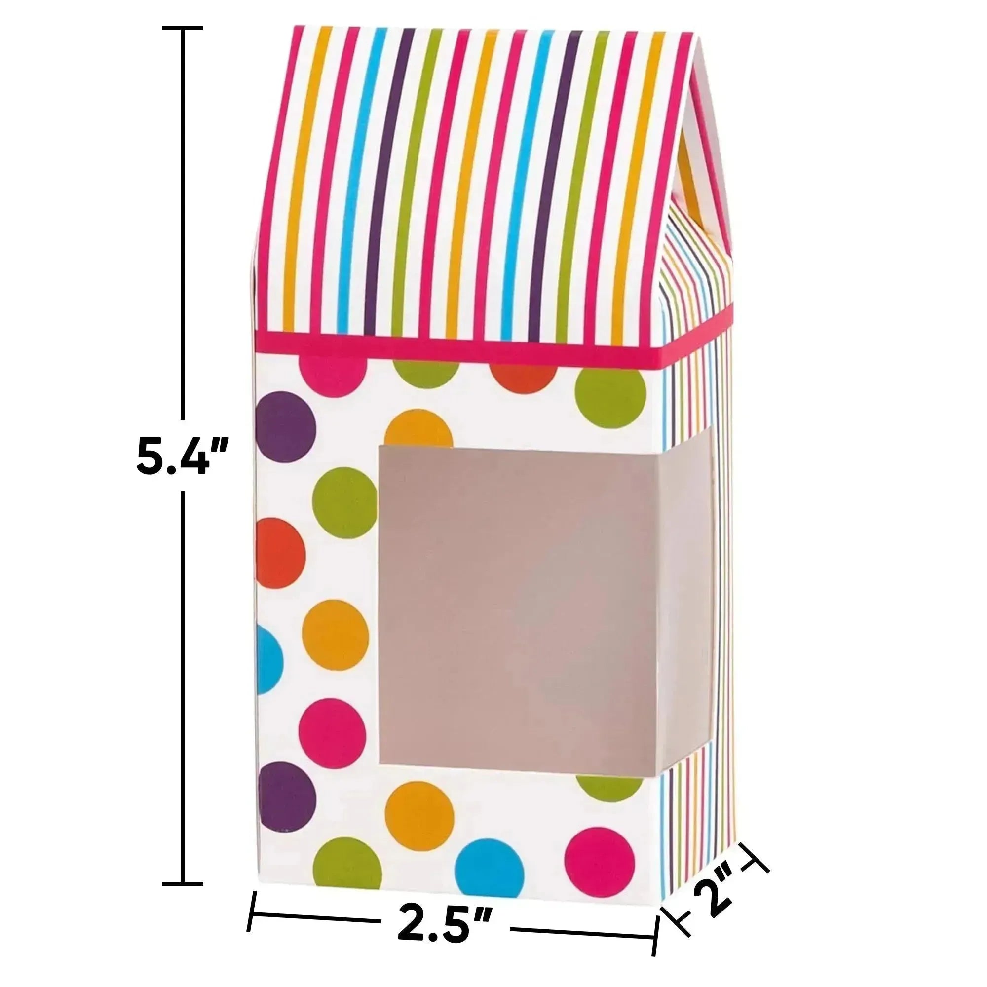 Gift Boxes Tall Colorful 16 Pack 5.4X2.5X2