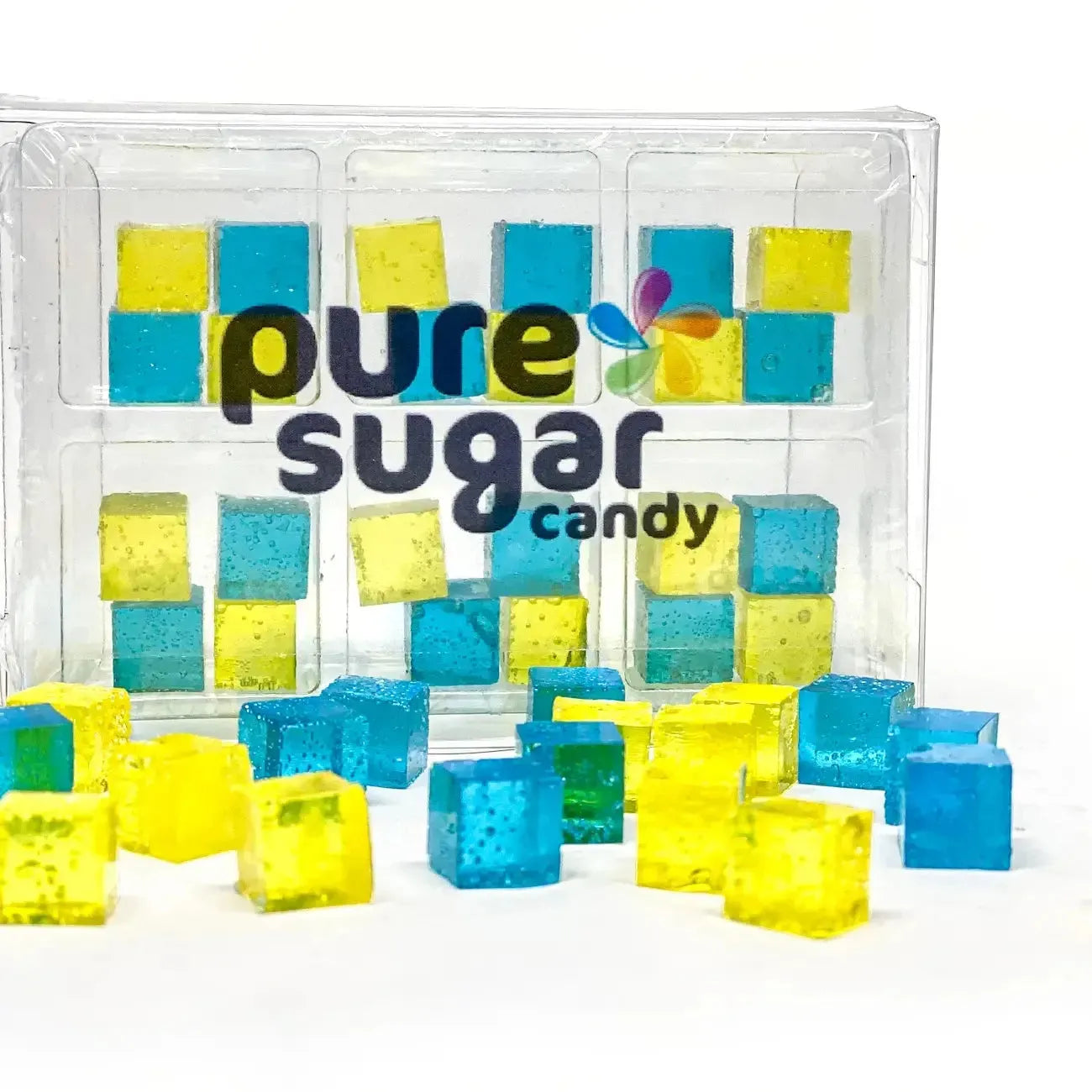 Pure Sugar Candy Blueberry Lemonade Candy Cubes