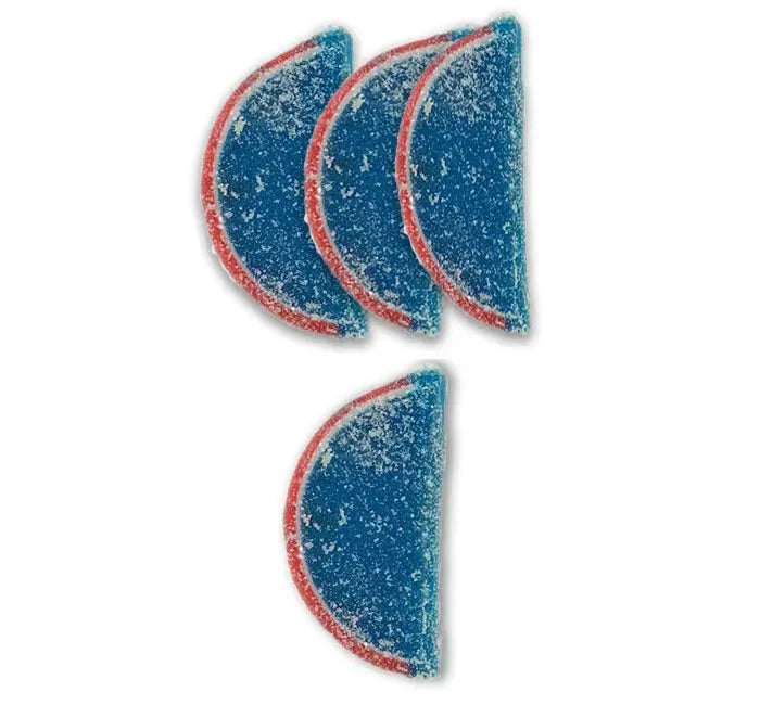 Boston Fruit Slices - Blue Raspberry: 5LB Bag