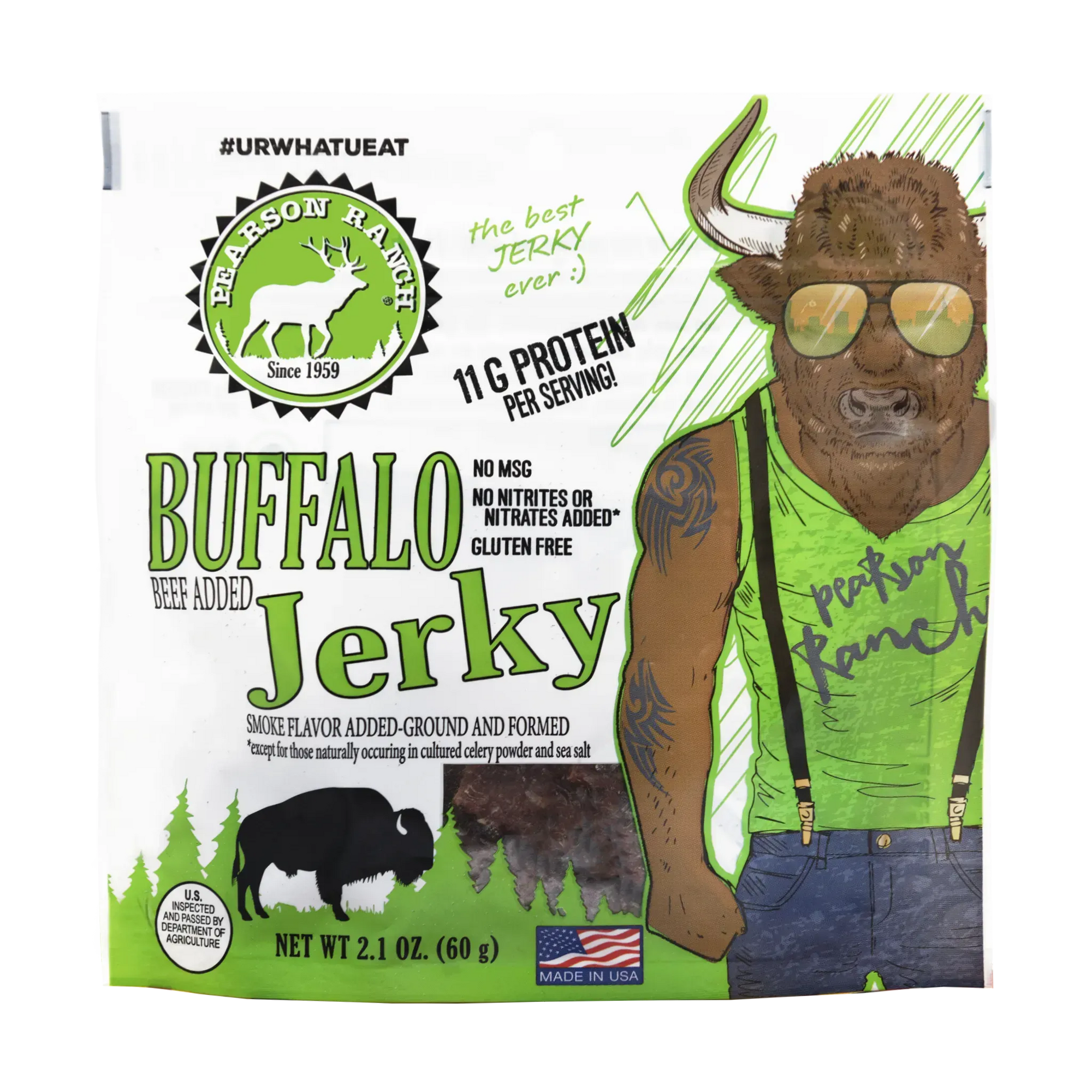 Pearson Ranch Jerky The Wrangler - Buffalo Variety Pack