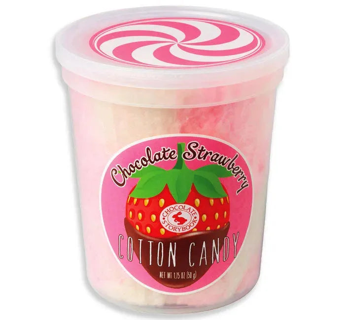 Chocolate Storybook Cotton Candy - Chocolate Strawberry: 12-Piece Case