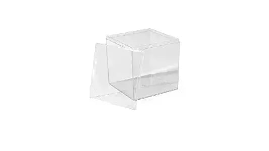 Clear Acrylic Boxes 2.25x2.25x2.25 12 Pack