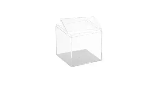 Clear Acrylic Boxes 2.25x2.25x2.25 12 Pack