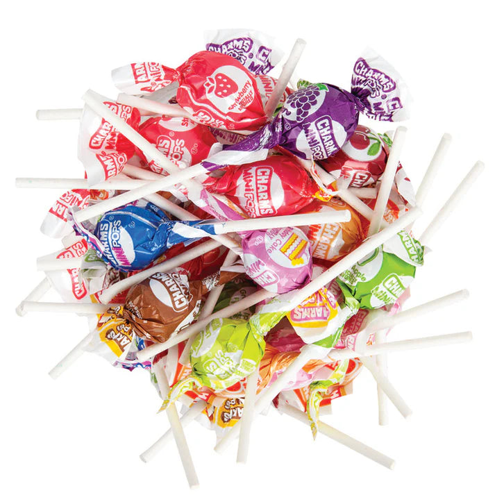 Charms Mini Pops Assorted - Bulk: 30LB Case