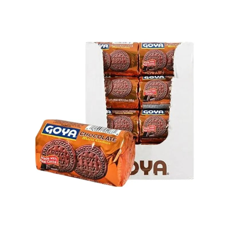 Goya Chocolate Maria Cookies: 8-Piece Box