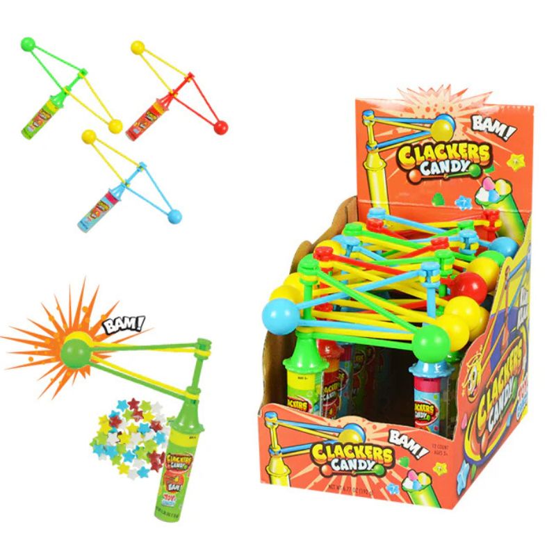 Clackers Toy and Candy: 12-Piece Box