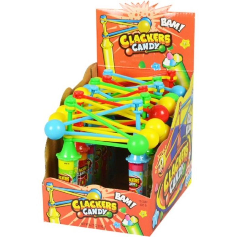 Clackers Toy and Candy: 12-Piece Box