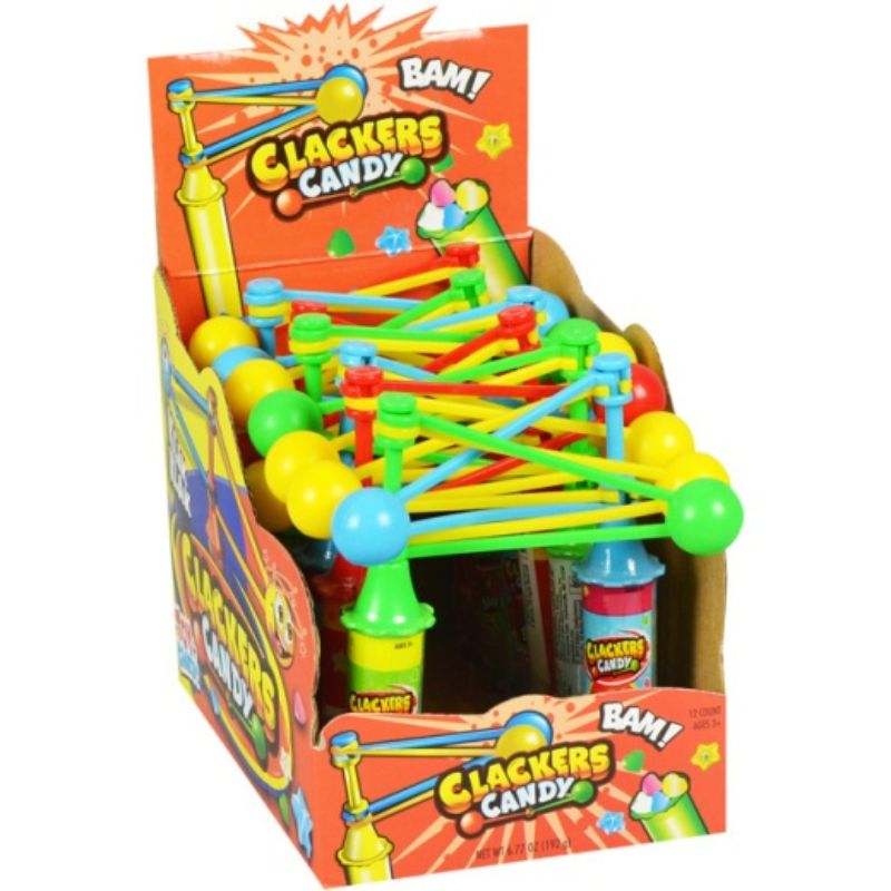 Clackers Toy and Candy: 12-Piece Box