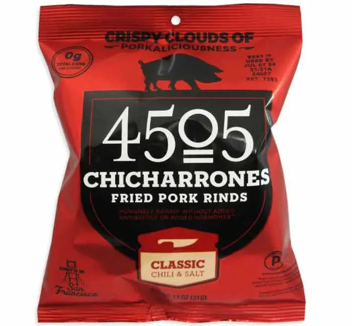 Benestar Classic Chili & Salt Pork Rinds: 12-Piece Box