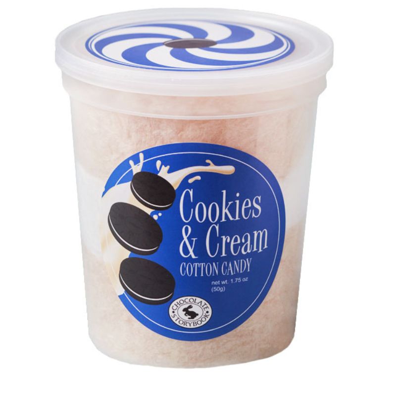 Chocolate Storybook Cotton Candy - Cookies & Cream: 12-Piece Box