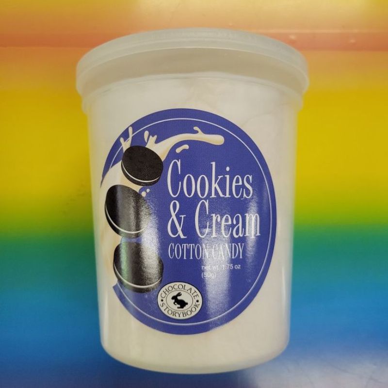 Chocolate Storybook Cotton Candy - Cookies & Cream: 12-Piece Box