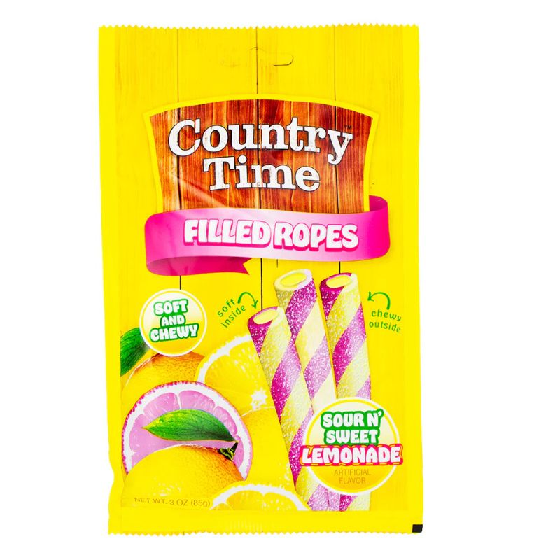 Country Time Sour Filled Licorice Ropes: 12-Piece Box