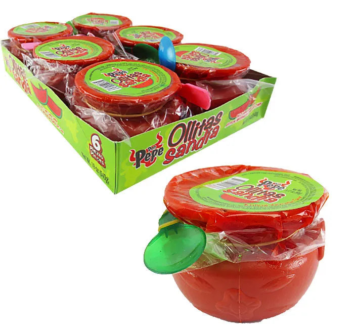 Don Pepe Ollita Rica Soft Candy - Watermelon: 6-Piece Display