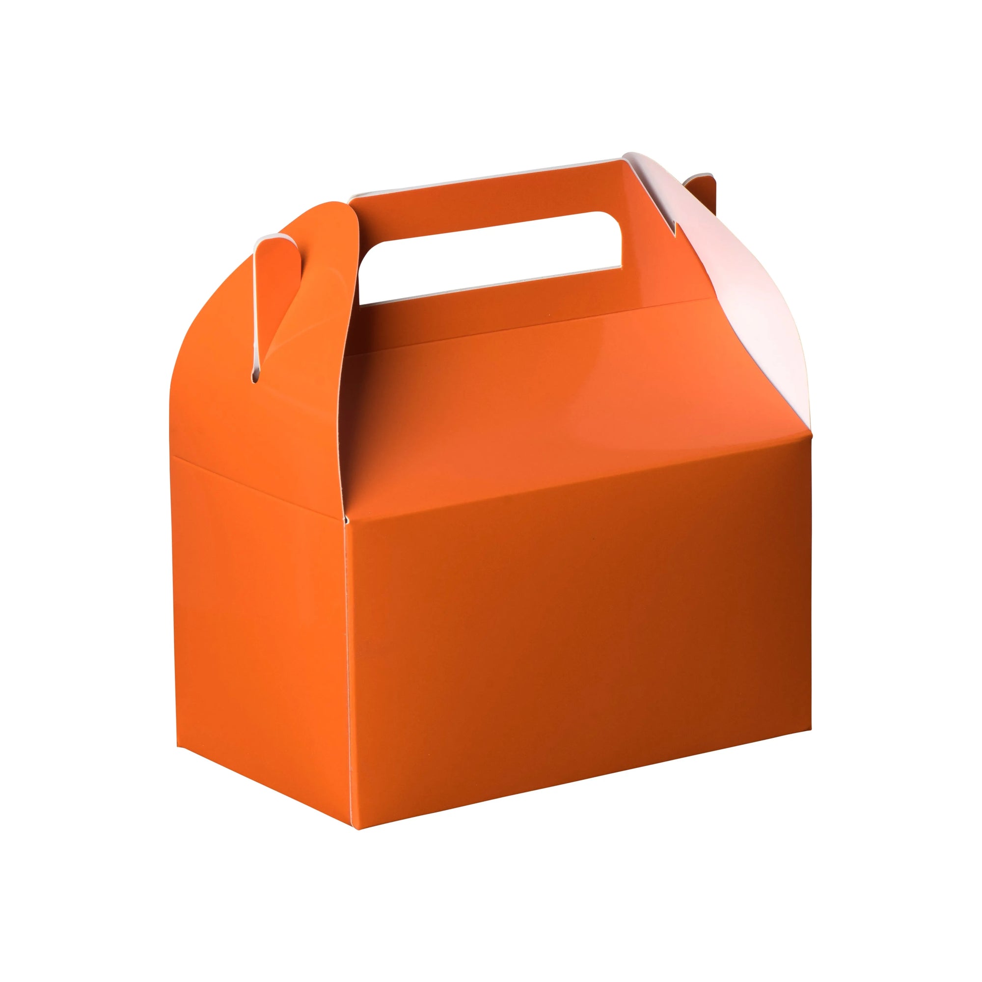 Party Favors Paper Orange Treat Boxes 20 Pack 6.25" X 3.75" X 3.5"