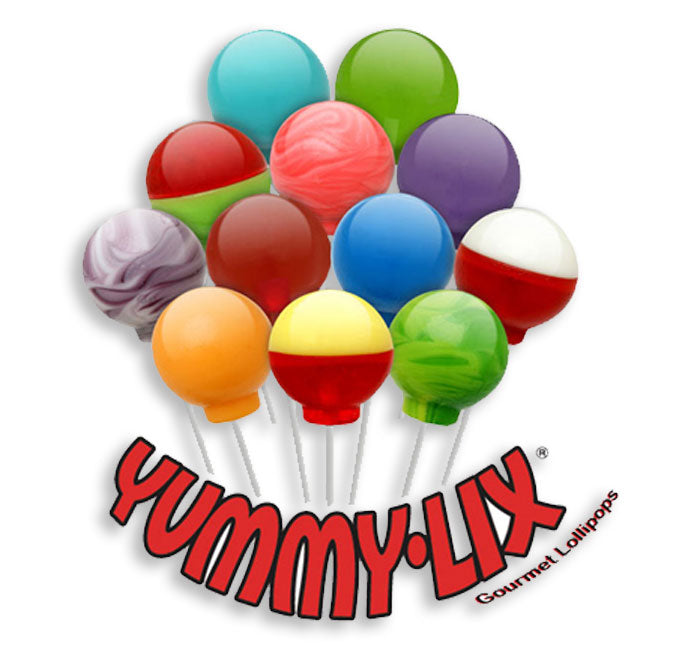 Yummy Lix Assorted Lollipops: 80-Piece Box