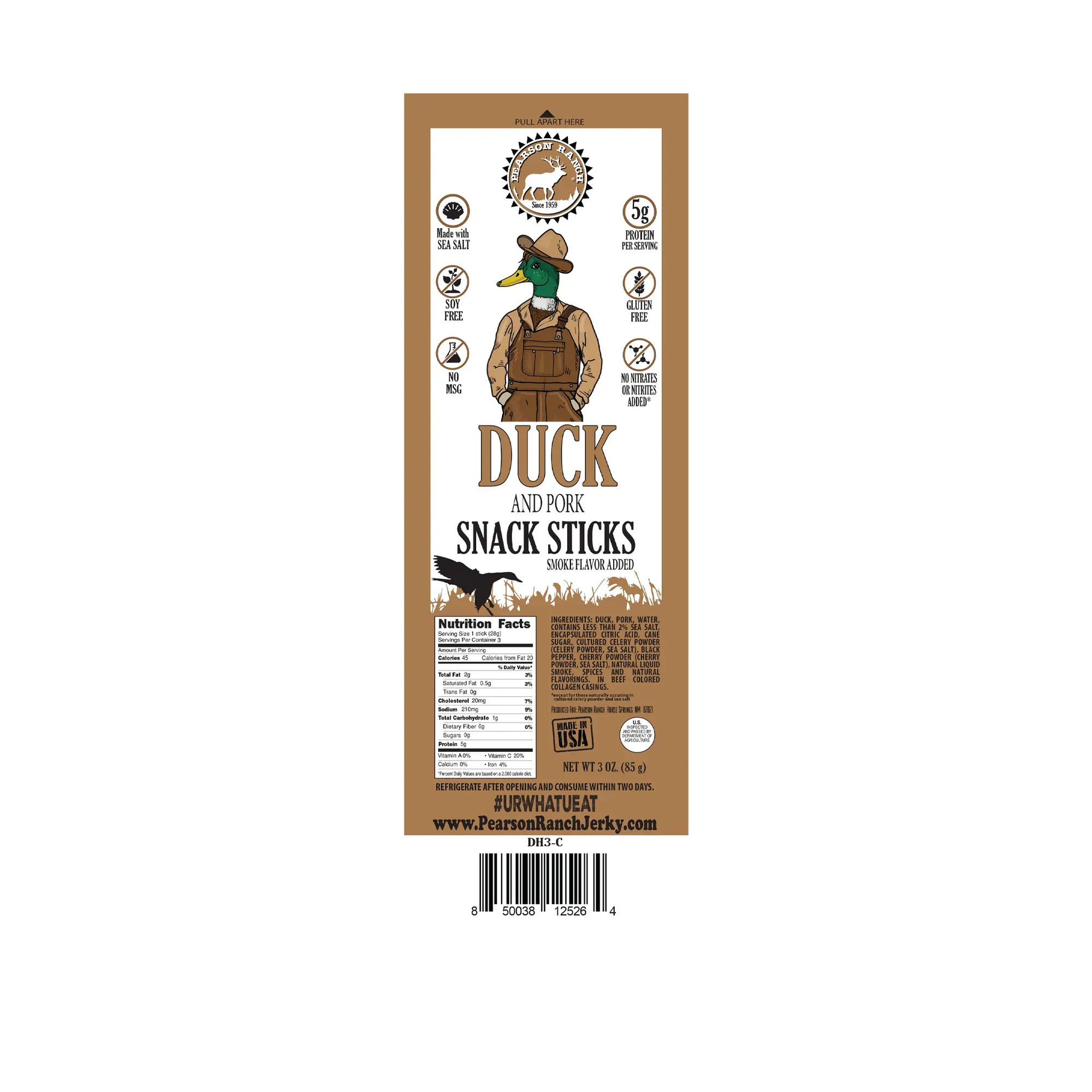 Pearson Ranch Jerky Duck Snack Stick Multipack