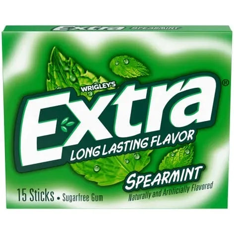 Extra Gum Spearmint Flavor: 10-Pack-Candy Warehouse