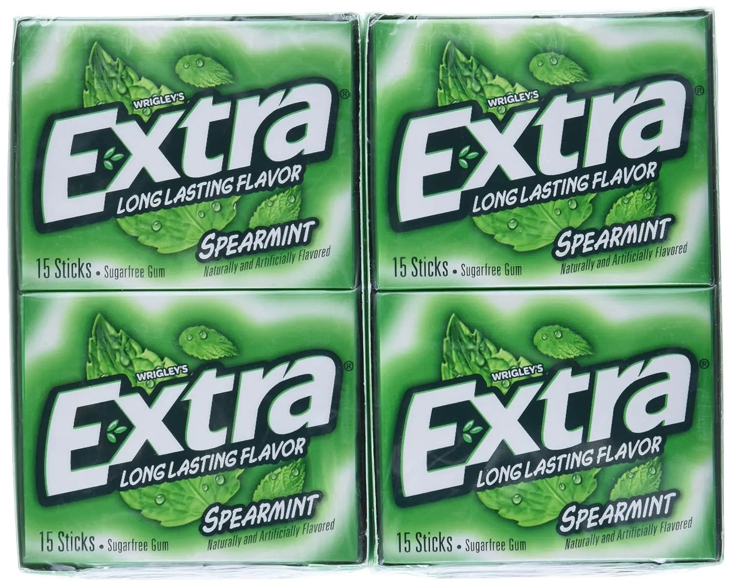 Extra Gum Spearmint Flavor: 10-Pack-Candy Warehouse