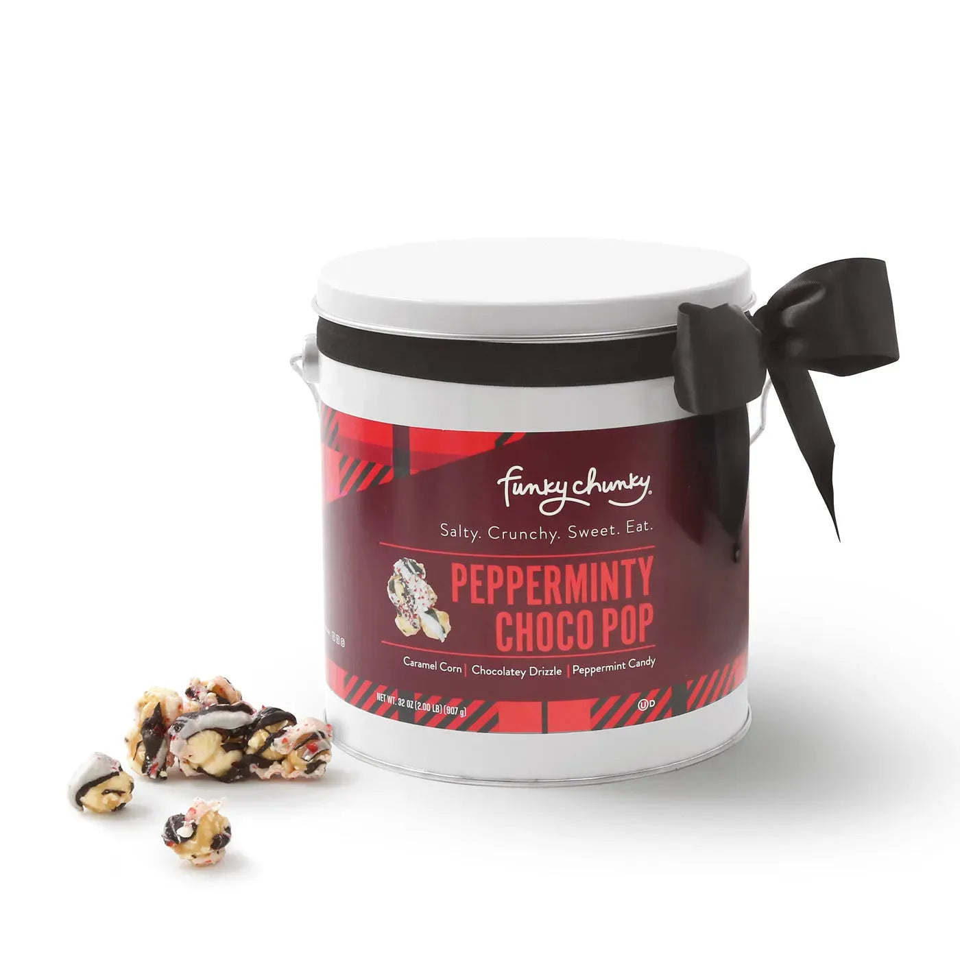 Funky Chunky Pepperminty Choco Popcorn