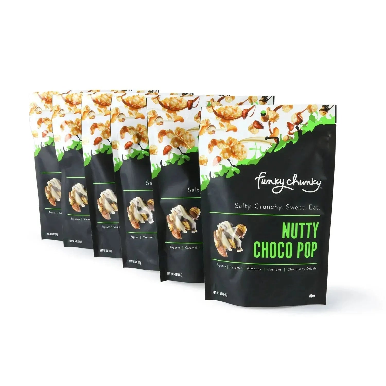 Funky Chunky Nutty Choco Popcorn: 5-Ounce Large Bag