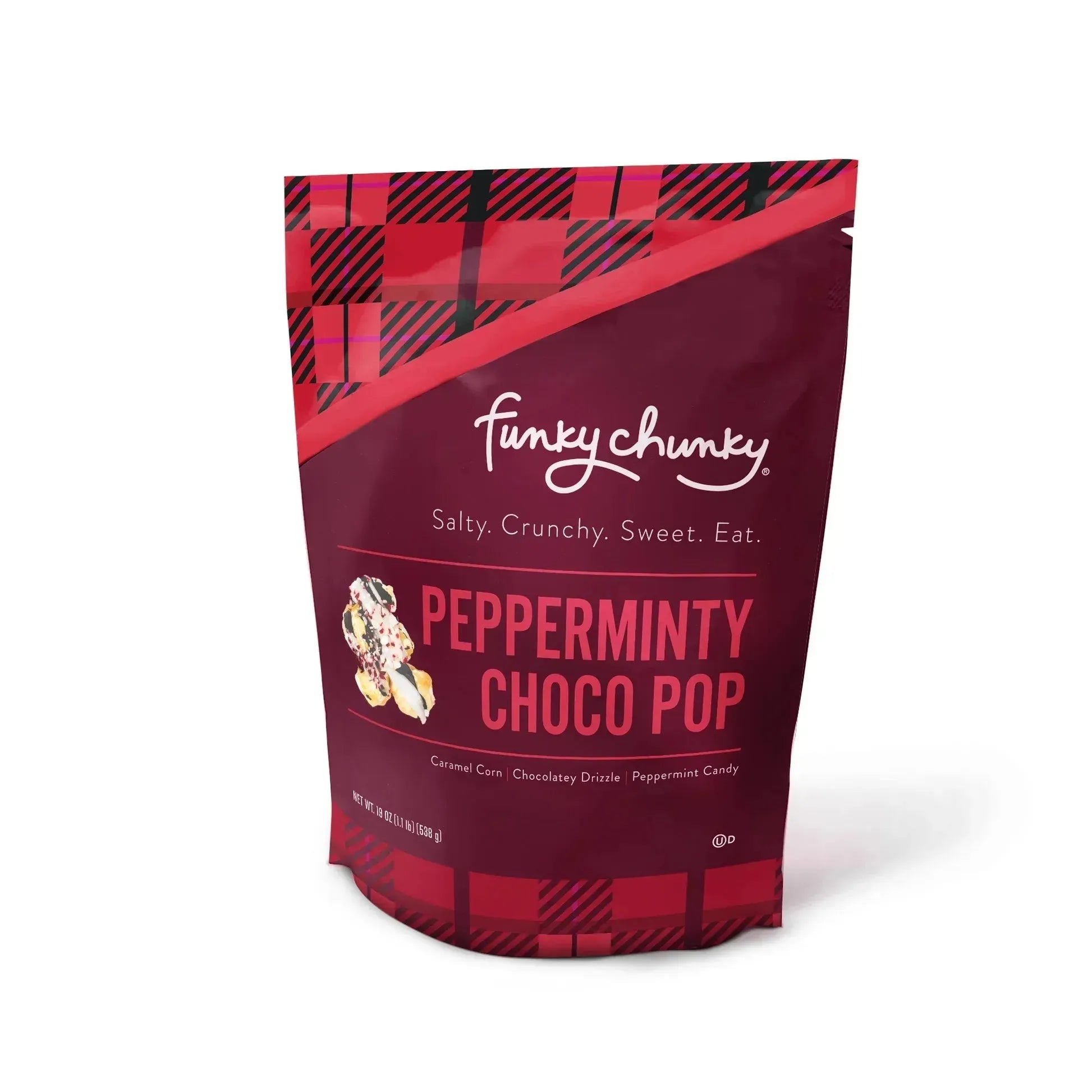 Funky Chunky Pepperminty Choco Popcorn