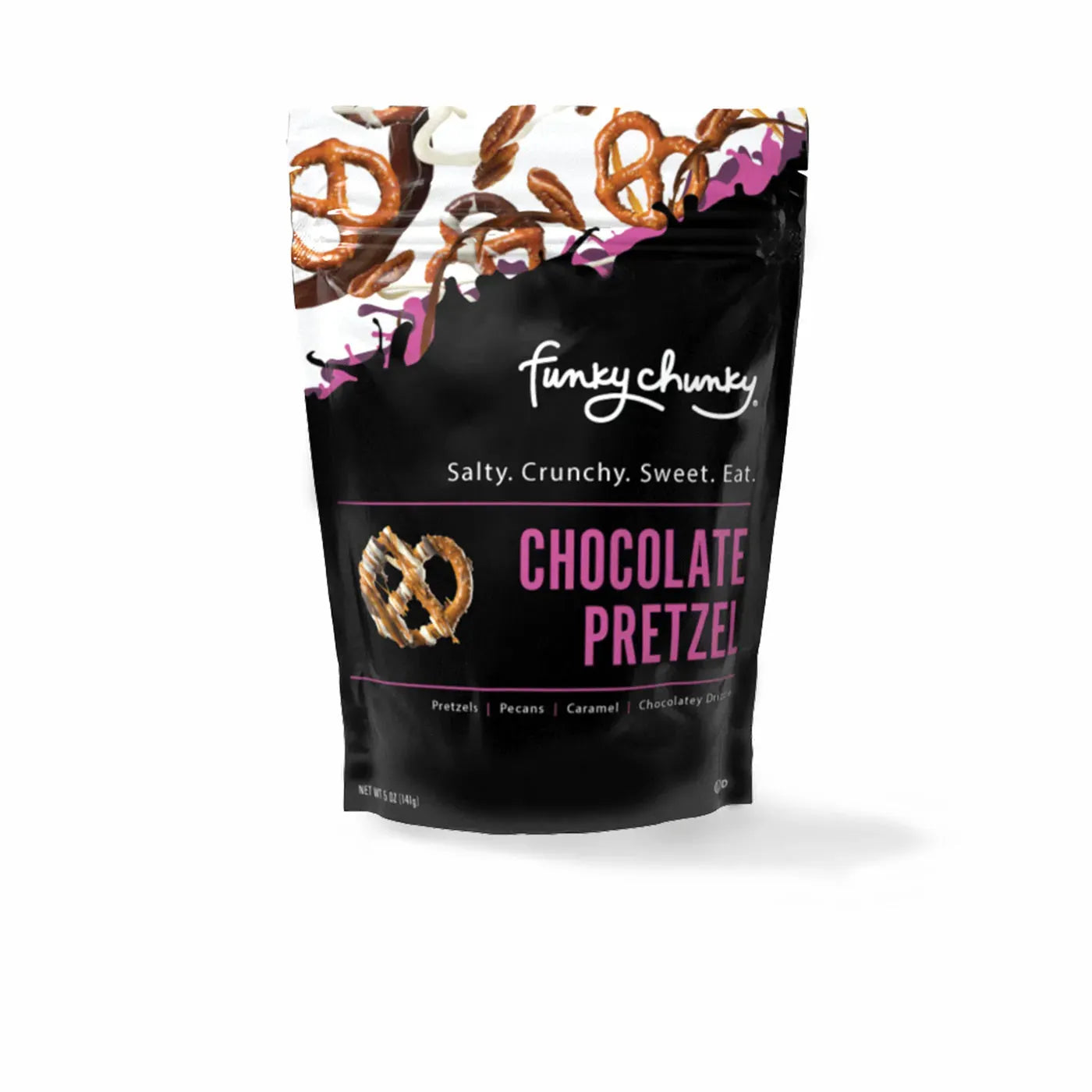 Funky Chunky Chocolate Pretzel: 5-Ounce Large Bag