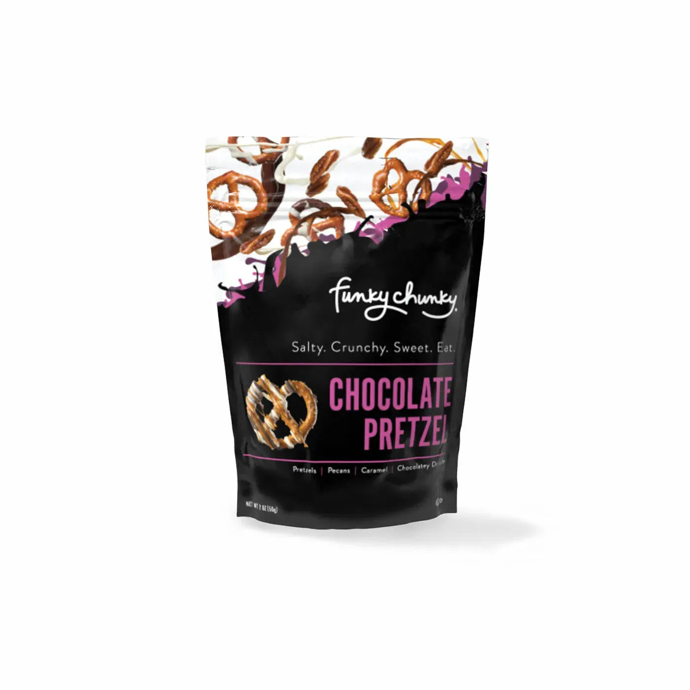 Funky Chunky Chocolate Pretzel: 2-Ounce Bag