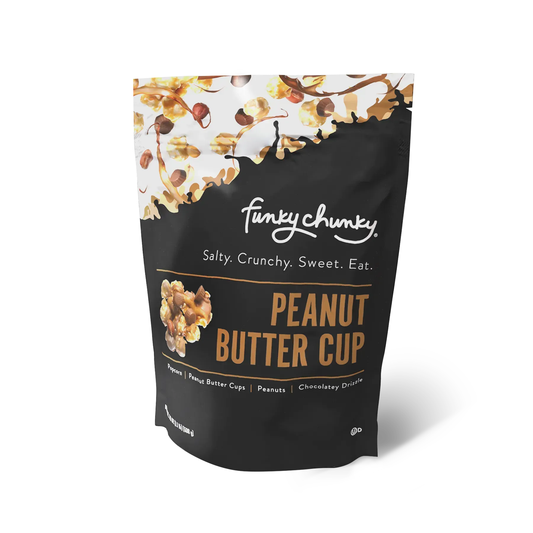 Funky Chunky Peanut Butter Cup Popcorn