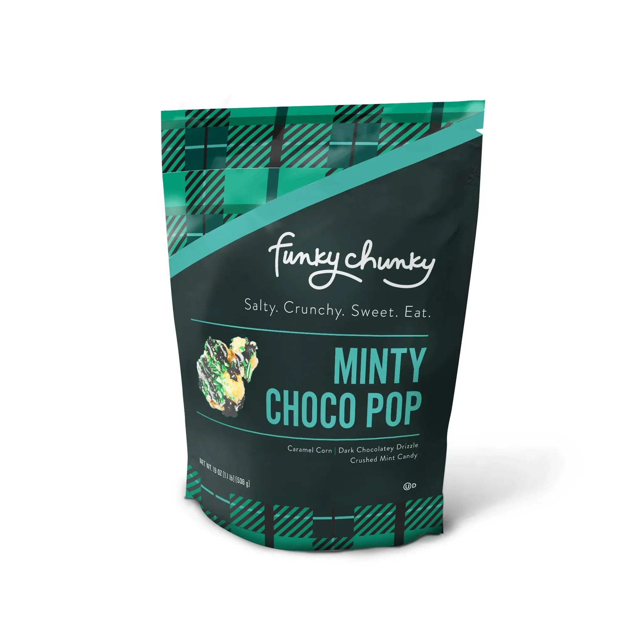 Funky Chunky Minty Choco Popcorn